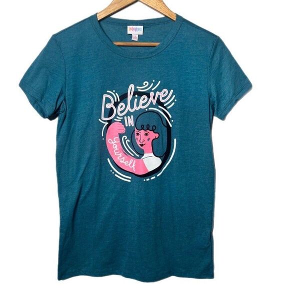 Small Believe in Yourself Graphic T-shirt, Liv LuLaRoe - Picture 1 of 4